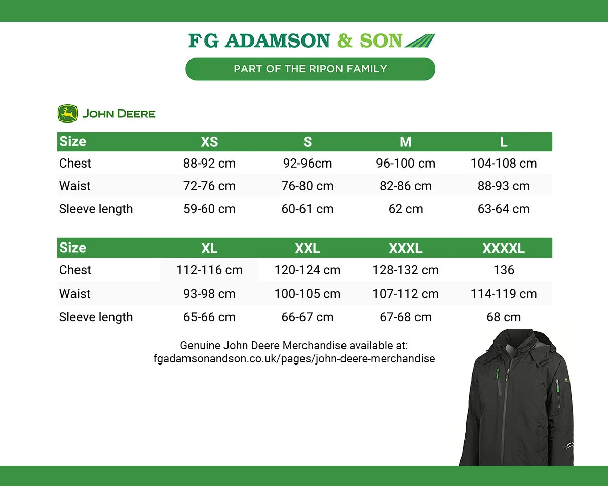 John Deere Light Winter Jacket - MCS2147320 5 John Deere Light Winter Jacket - MCS2147320 - Image 3