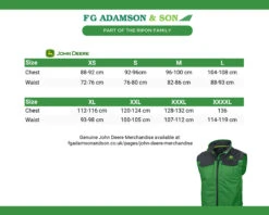 John Deere Wadded Waistcoat - MCS2725740 -Stih Machinery Shop JDWaddedWaistcoat MCS2725740