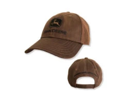 John Deere Oilskin Style Cap - MC13080879BW