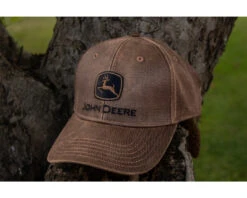 John Deere Oilskin Style Cap - MC13080879BW -Stih Machinery Shop MC13080879BW4